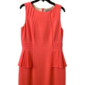 Antonio Melani Dress fully Lined Polychromatic color. Deep peachy color. 🧡